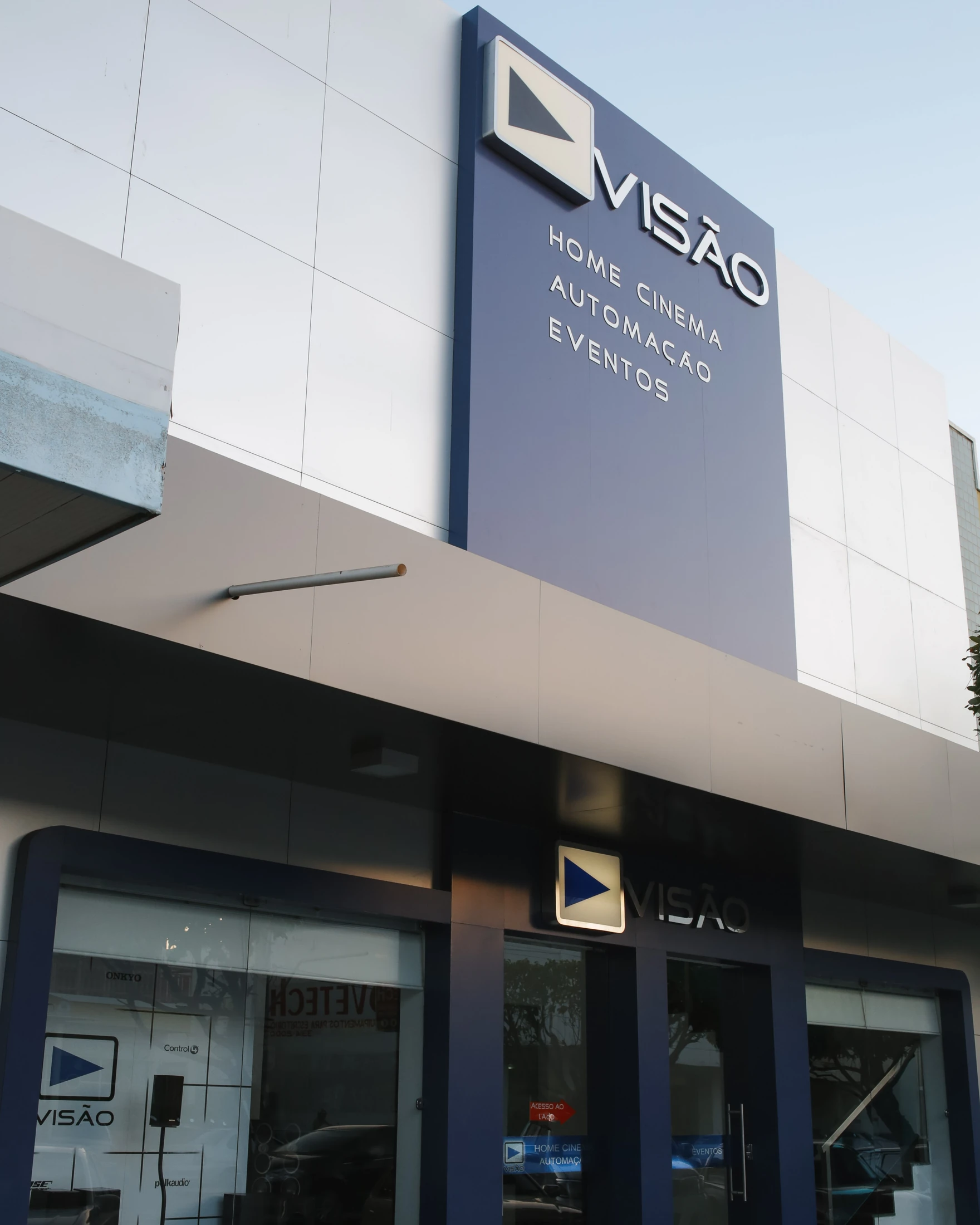 Fachada da Visão Home Cinema e Automação em Mossoró